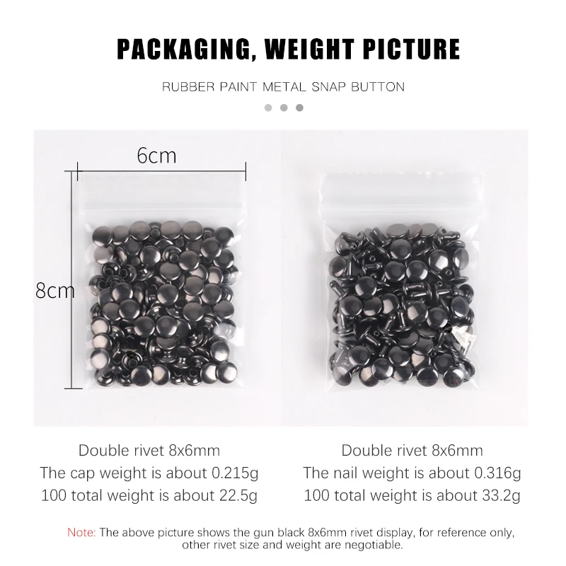 Выделите латунные металлические сапоги с заклепками сумка для одежды