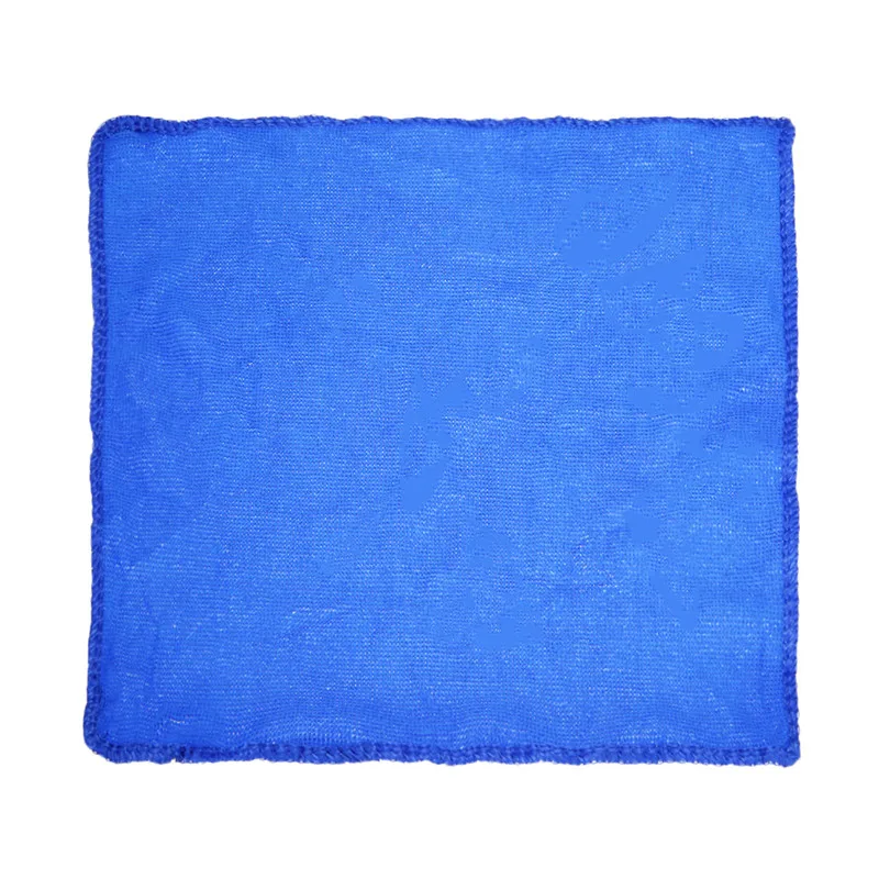 

5pcs 30*30cm Blue Car Soft Microfiber Clean Towel Cloth High Absorbent Wash Cleaning Polish Towel Duster For Car Home Kitchen