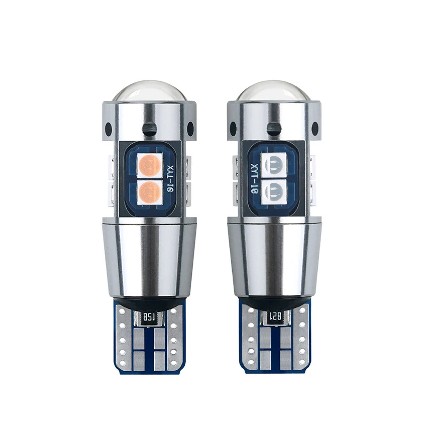 

2PCS/Lot T10 LED Light Bulb Super Bright 10-SMD 3030 Chips 12-28V LED Bulb Replacement for Car Door License Plate Light
