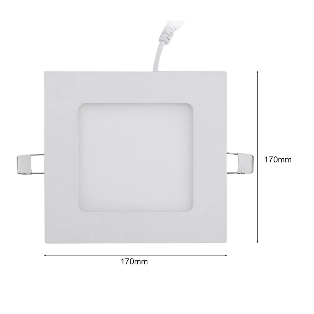 

ICOCO 1pcs LED Panel Light Downlight Ceiling Light Square Kneading Board Lamp Ceiling Mounted Down Lamp For Bedroom Living Room