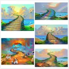 Картина из разноцветных страз, алмазная 5D мозаика с радужным мостом, полноразмерная вышивка крестиком, набор для домашнего декора