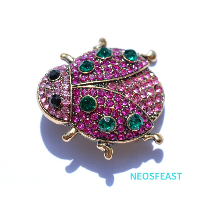 Cute Rhinestone Bee Brooches for Women Multi Color Delicate Insect Pin Girls' Coat Garments Party Accessories Fashion Jewelry images - 6