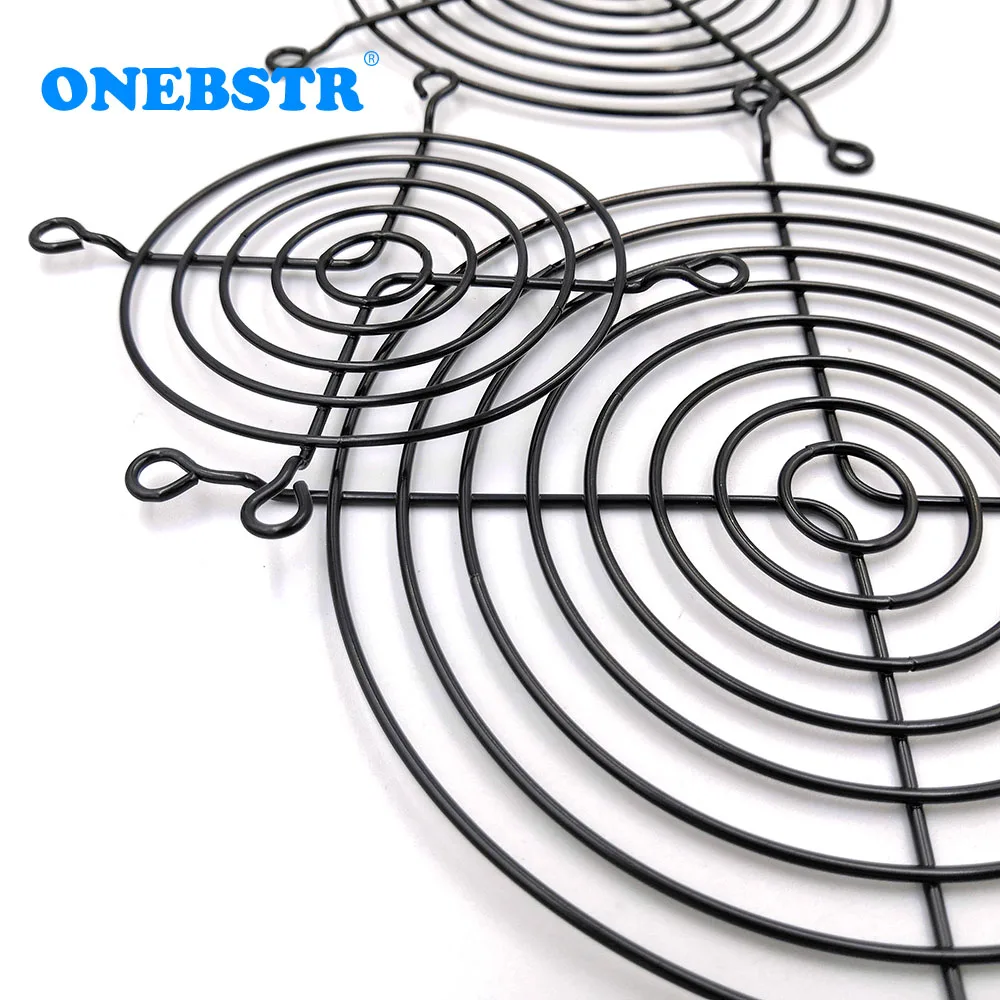 Крышка вентилятора охлаждения для процессора железная сетка 4 см 5 6 8 9 12 13 14 черный