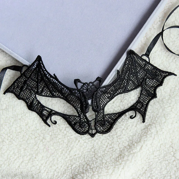 Черная Сексуальная кружевная маска для женщин и девушек Женская взрослая