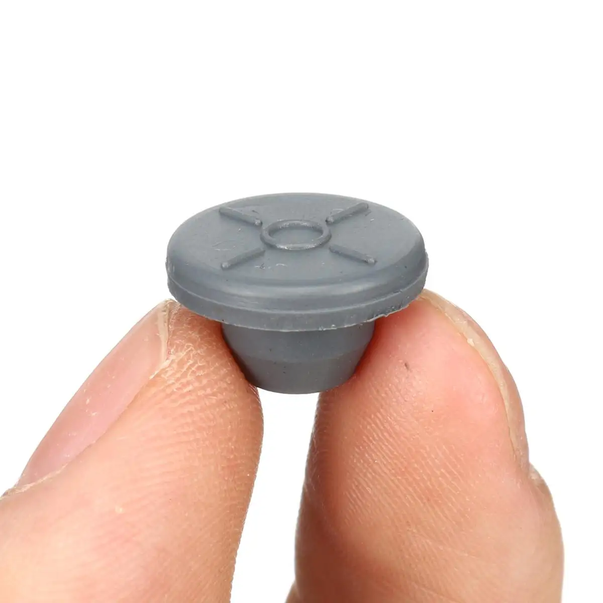 

100Pcs Rubber Stoppers Self Sealing Injection Ports Inoculation Medical For 13mm Vials Opening Sealing Organizer Glass Bottles