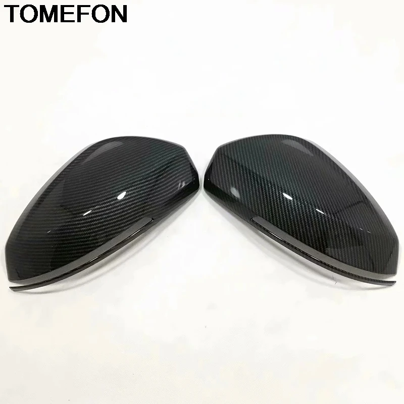 TOMEFON For Volkswagen T-Cross 2018 2019 2020 Side Door Wing Rear View Mirror Cap Cover Trim Exterior Accessories Styling ABS | Автомобили