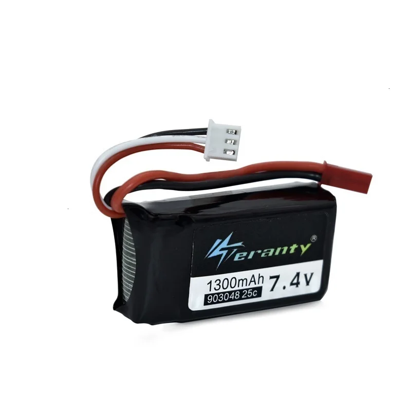 7,4 в 1300 мАч батарея LiPo для Wltoys V353 A949 A959 A969 A979 k929 7,4 В батарея дрона для радиоуправляемых автомобилей вертолетов лодки 2 шт./набор