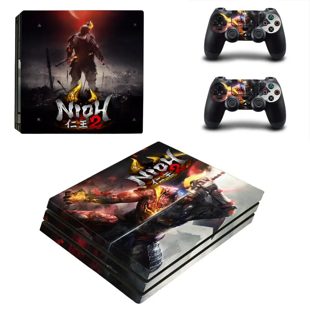

Наклейки Nioh 2 PS4 Pro s Play station 4, наклейки для PlayStation 4 PS4 Pro, скины для консоли и контроллера