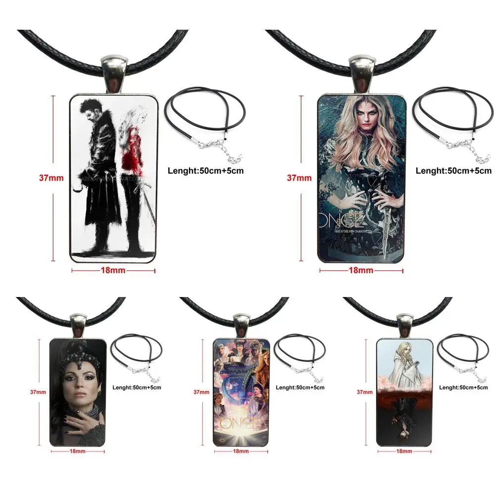 Поп один раз за стальной цветной стеклянный кабошон с прямоугольной формой кулон