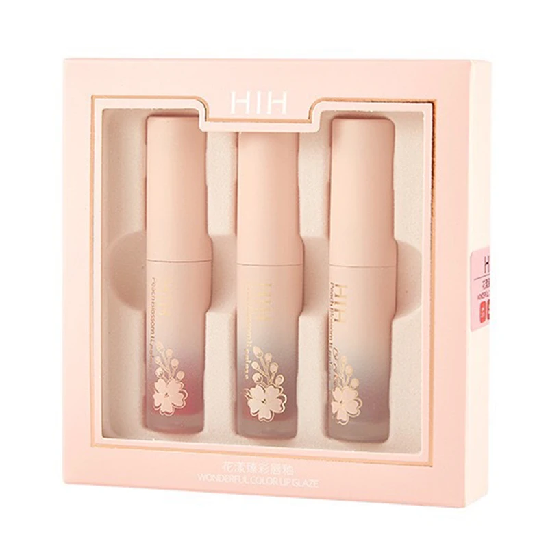 3 шт. шелковистый блеск для губ пол чувство светильник Увлажняющий красота макияж