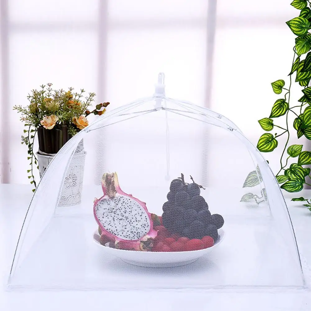 1 шт. 12-дюймовый сетчатый экран чехлы для еды всплывающий защитная крышка купол