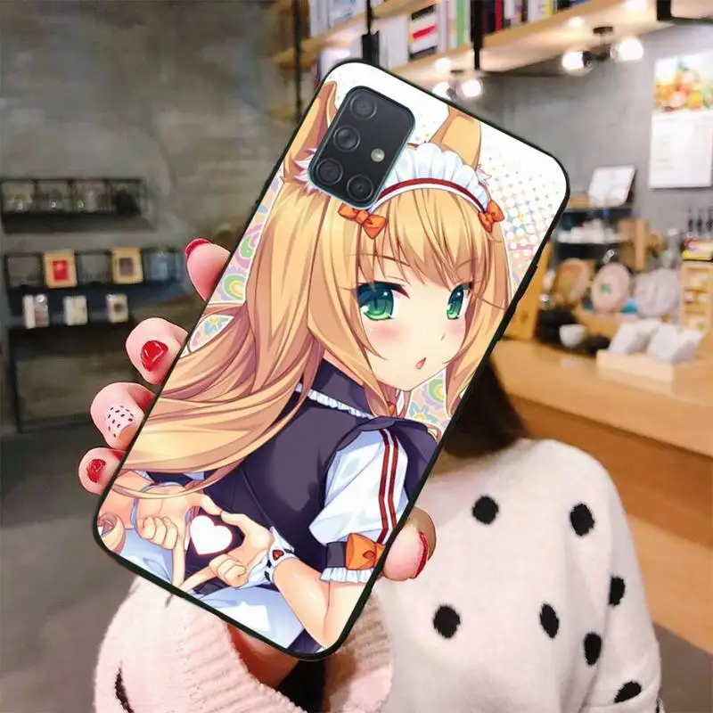 Nekopara Chocola Vanilla Cat Girl Phone Case For Samsung Galaxy A21S A01 A11 A31 A81 A10 A20E A30 A40 A50 A70 A80 A71 A51 5G | Мобильные