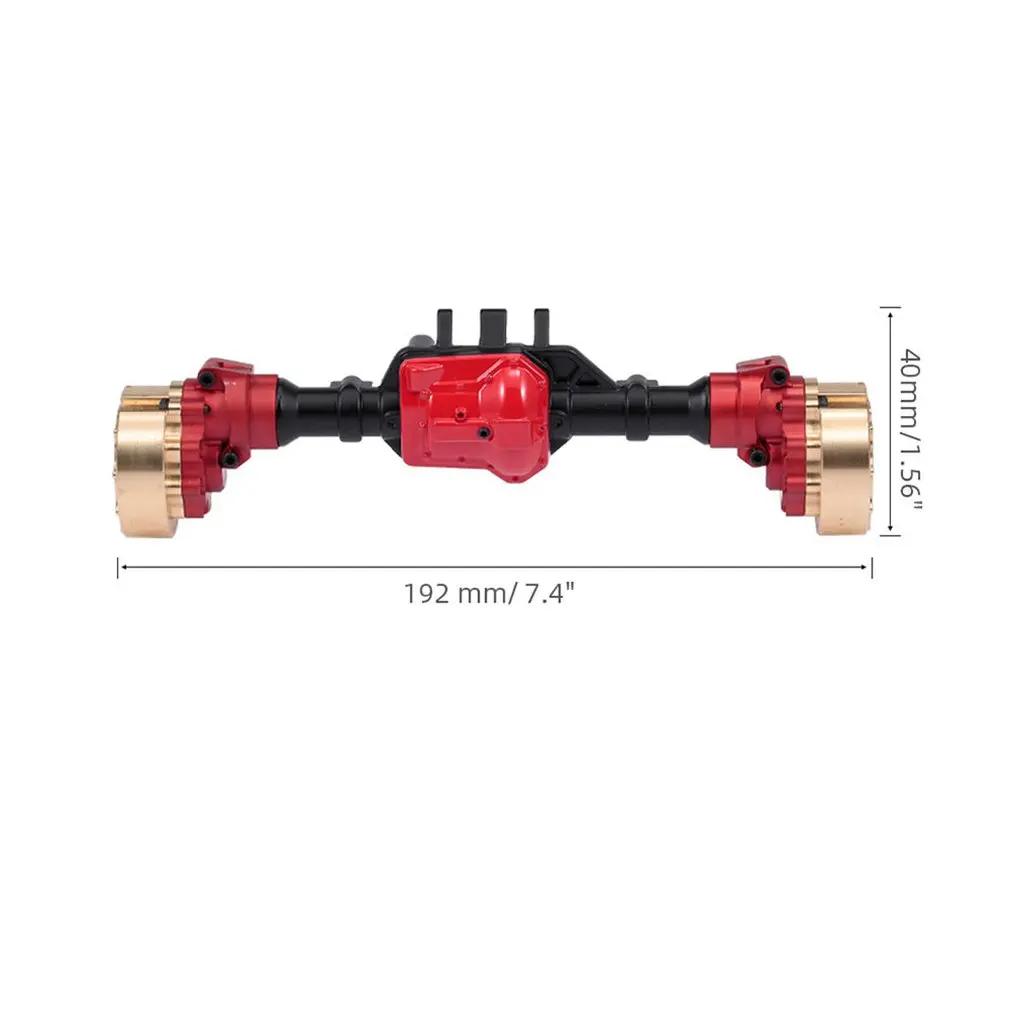 

High Quality CNC Metal Alloy Front Rear Axle Housing Suitable For 1/10 TRX4 Remote Control Crawler Car Car Upgrade Parts