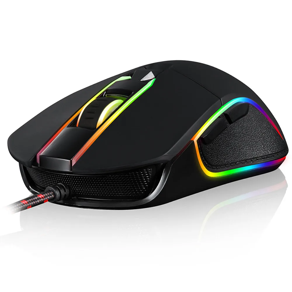 Прямая поставка Оптическая Проводная игровая мышь Motospeed V30 3500 точек/дюйм с 6