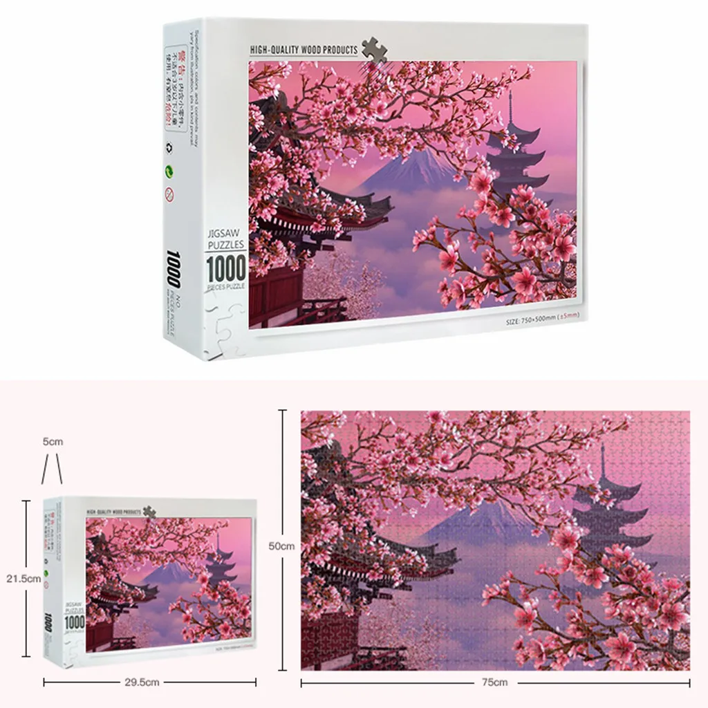 Пазлы для взрослых 1000 шт. большая игра пазл интересные игрушки