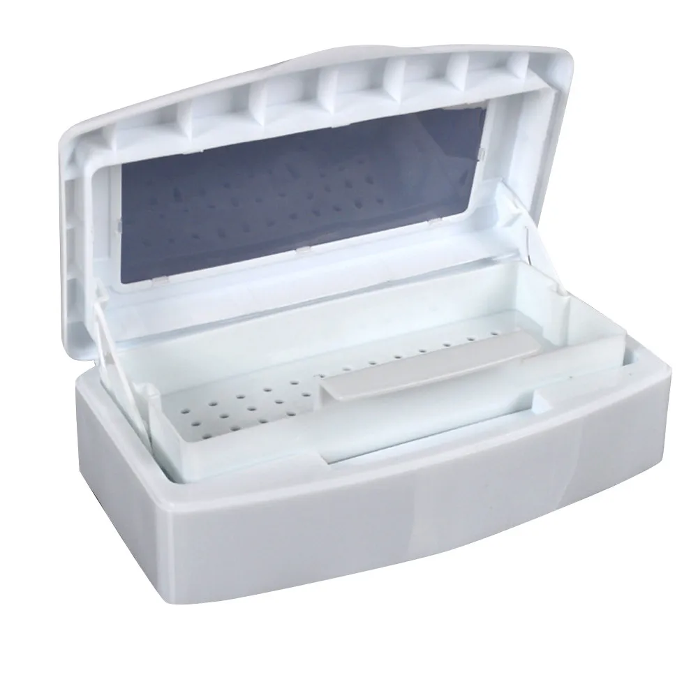 

Mini Nail Art Imported Resin Sterilizer Tray Disinfection Box Sterilizing Manicure Tool Sterilizing Tray Nail Art Equipment #G