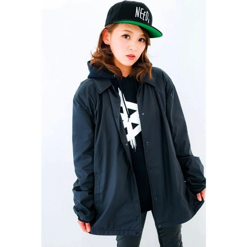 2019ss тренировочная куртка уличная одежда в стиле хип-хоп милитари черные