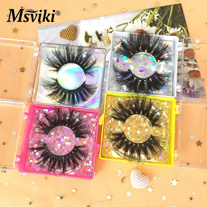 Накладные ресницы оптом упаковка Коробки 20/50/100 пар с фокусным расстоянием 25 мм