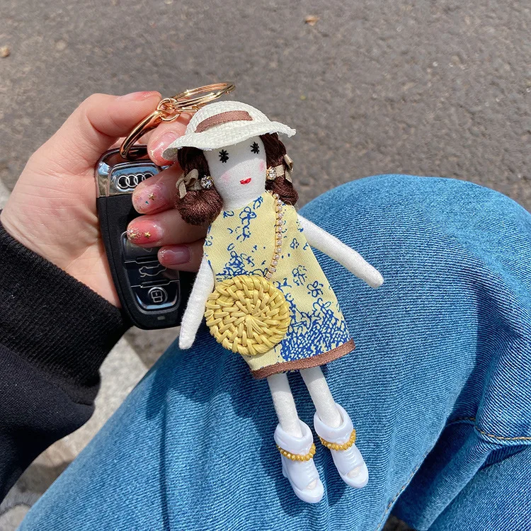 В Корейском стиле Модная юбка с цветочным принтом Little Sister брелок прекрасный