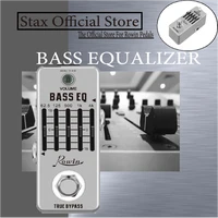 rowin lef 317b bass eq pedal 5 band equalizer pedals for bass guitar with 5 band graphic mini size true bypass