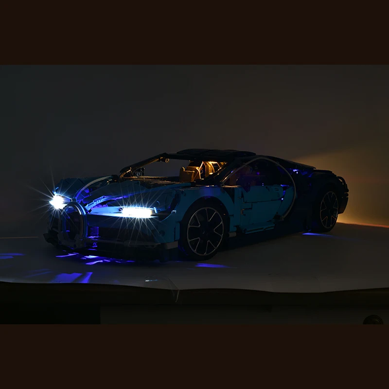 Светодиодный светильник ing комплект совместимый для Technic 42083 20086 Bugattiis Хирон