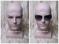 high quality realistic fiberglass male mannequin dummy head for hat wig headphones displaymanikin heads