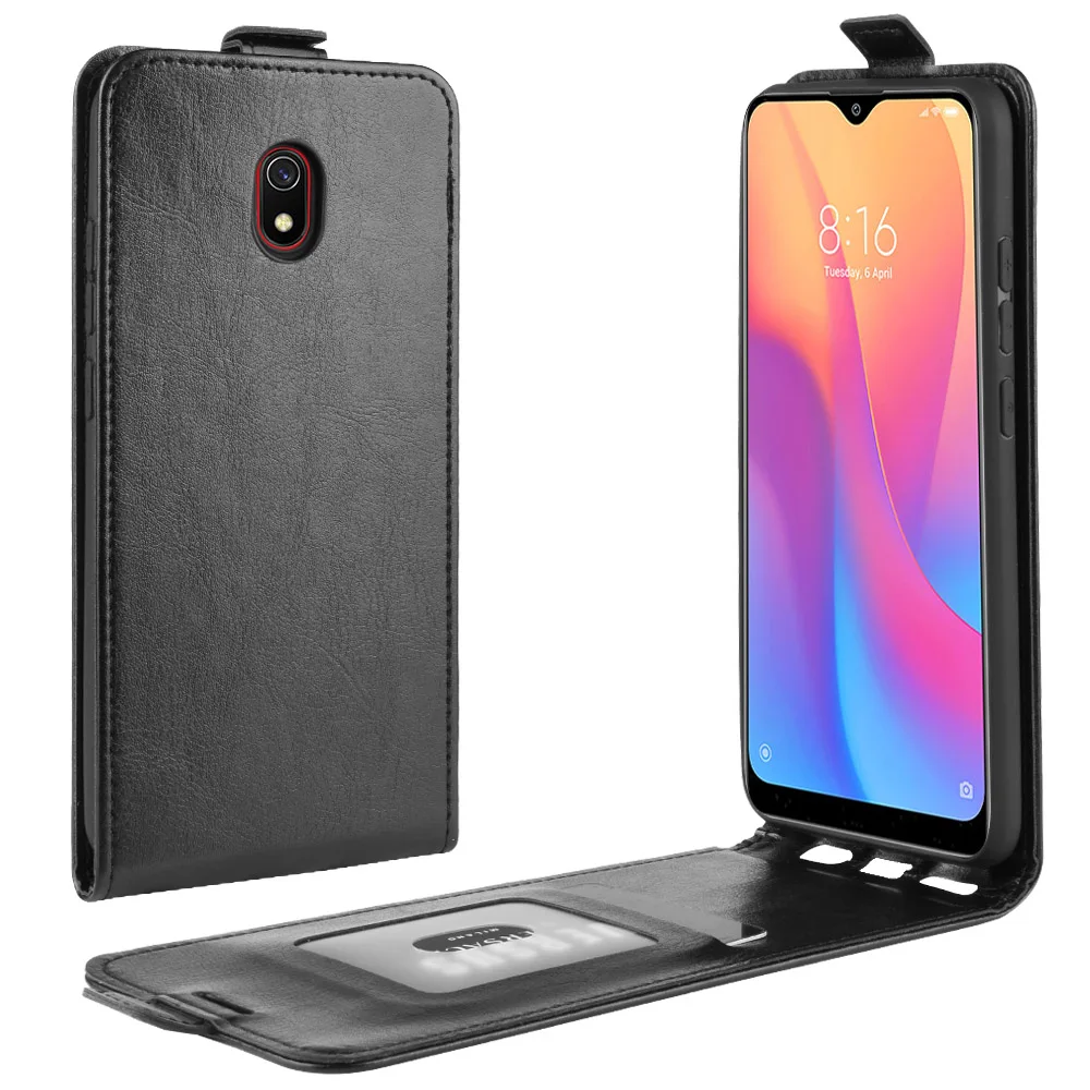 Для Xiaomi Redmi 8A чехол redmi 8a Флип PU кожа вверх и вниз хит цветной для задняя крышка