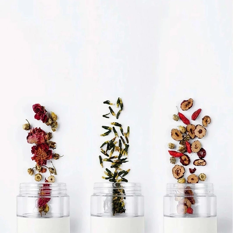 

Youpin Quange Smart Tea Cup Temperature Display Portable Thermos Mug Separate Tea Warehouse For Home Travel Office