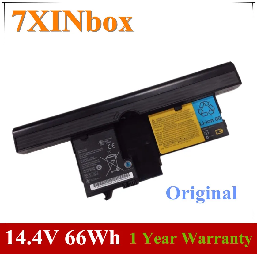 7 xinbox 14,4 V 4550 мАч 66wh 42T4661 42T5209 ноутбук Батарея для lenovo X60T X61T X60 X61 планшетный ПК серия 8 ячеек