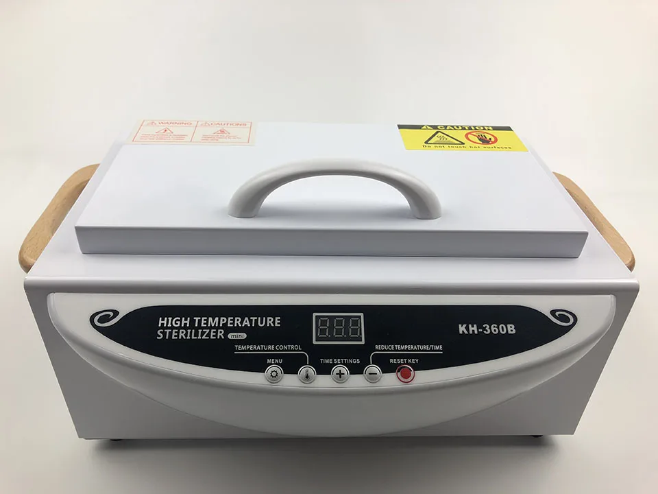 300W Portable Dry Heat High Temperature Sterilizer Medical Autoclave Manicure Tool Sterilizer For Nails Pedicure Salon