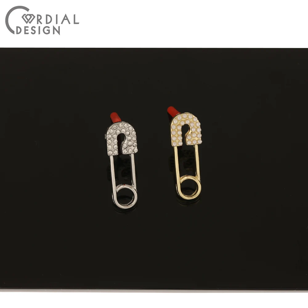 

Cordial Design 50Pcs 10*27MM Jewelry Accessories/Imitation Pearl/DIY/Jewelry Findings & Components/Rhinestone Earrings Stud