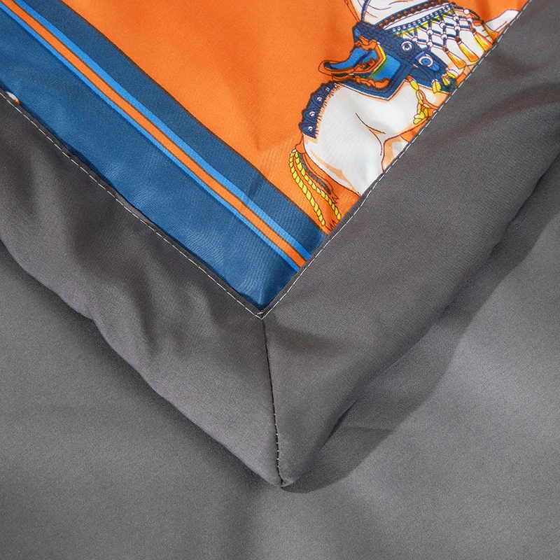 Домашний текстиль SoftTime роскошный Шелковый комплект постельного белья в римском