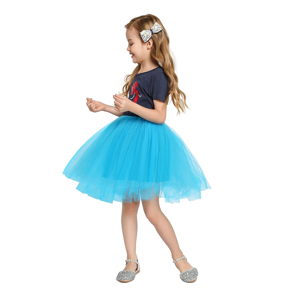 Платье с открытыми плечами для девочек кружевное Повседневное платье вышивкой в