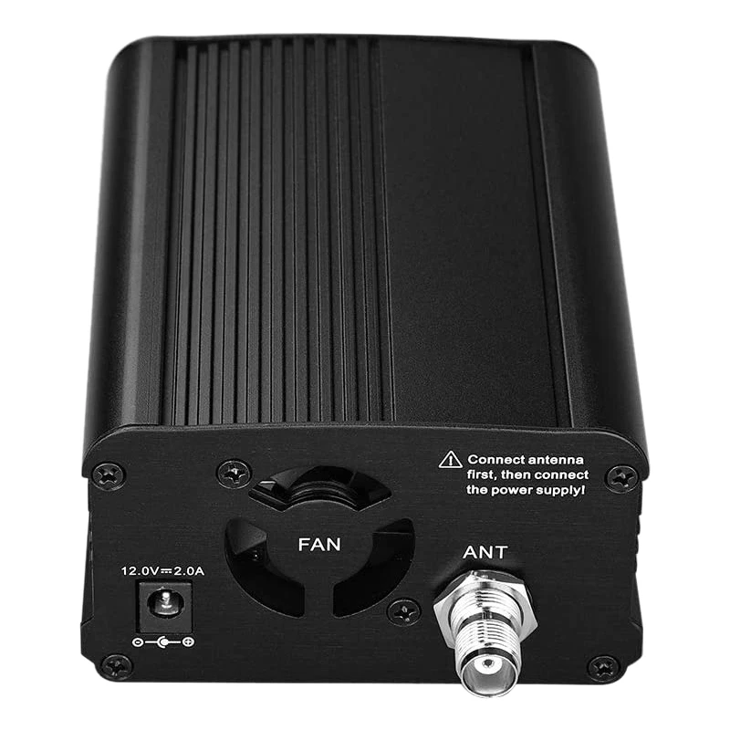 

PLL FM Transmitter Radio Broadcast Station 1W/7W Stereo Frequency 76-108Mhz Pro Campus Amplifiers LCD Backlight