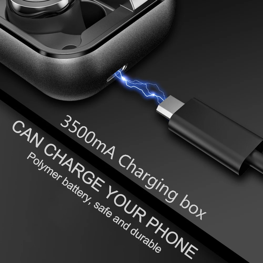 X13 TWS Bluetooth 5,0, наушники, стерео гарнитура, беспроводные наушники, IPX7, водонепроницаемые наушники, 3500 мА/ч, зарядная коробка, Smart touch