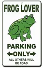 Стояночный знак только для любителей лягушек
