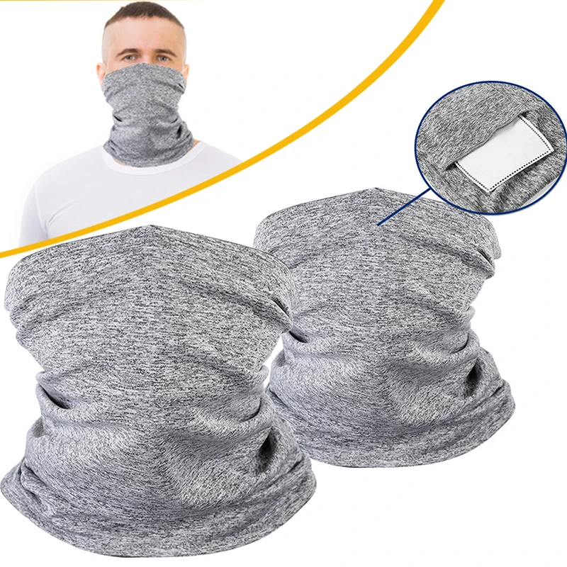 Дышащая Маска для лица банданы шарфы шеи с защитным Карбоновым фильтром