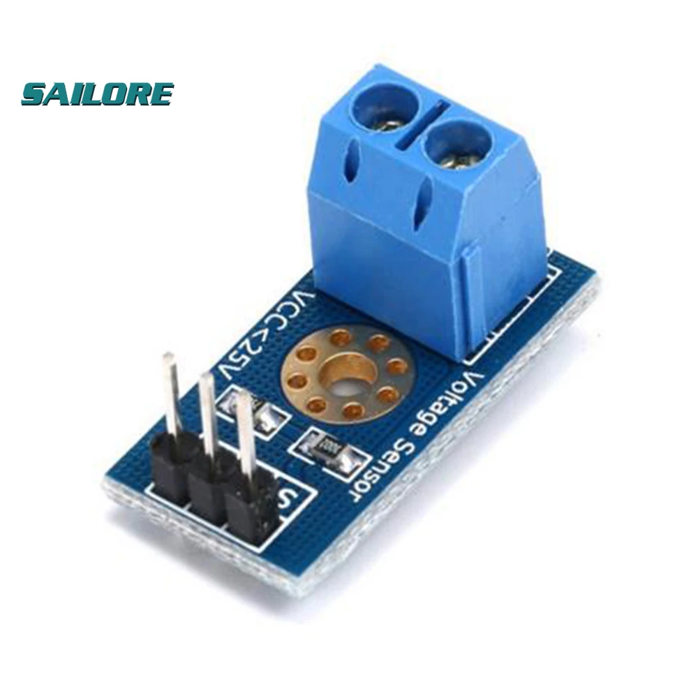 

Standard Voltage Sensor Module Test Electronic Bricks DIY PCB Sensors Board Smart Robot For Arduino DC 0-25V