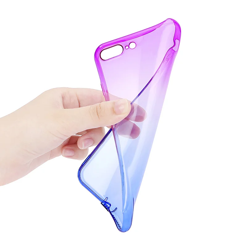 Soft TPU Rubber Dirt Resistant Phone Case For iPhone 8 plus 7plus Anti Skid Dust Plug With Lanyard Hole |