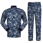 Армейский костюм США для мужчин, камуфляжная Военная униформа для джунглей, пустыни, Мультикам, охотничья куртка + брюки, военно-морская тактическая боевая одежда