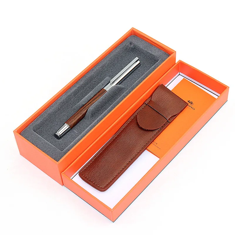 Высокое качество роскошная деревянная шариковая ручка бизнес подарки для письма