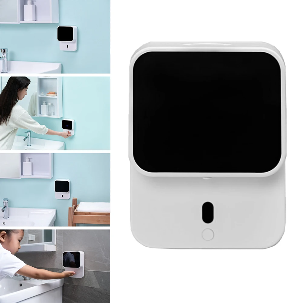 

Soap Dispenser Wall Mounted Kitchen 280ml LED Display Hand Wash IR Sensor Bathroom Large Capacity Home Hotel Touchless Automatic