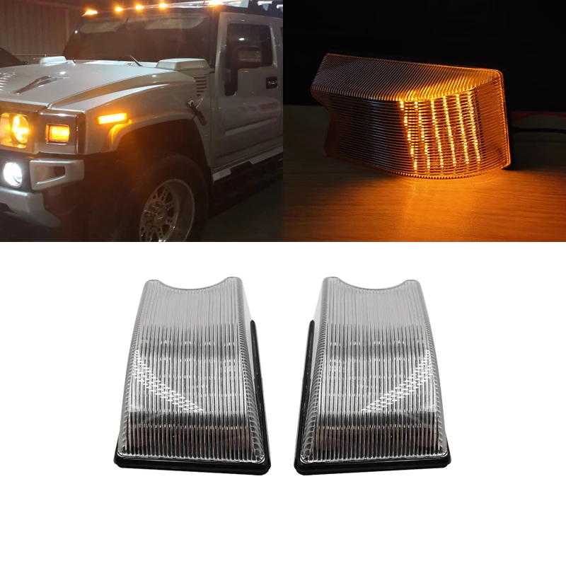 Передние светодиодные габаритные огни на крышу кабины для Hummer H2 2003-2009 SUT 2005-2009