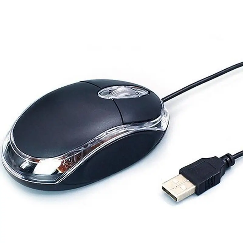 

Проводная оптическая USB-мышь, 3 кнопки, 1000 DPI, 1 шт.