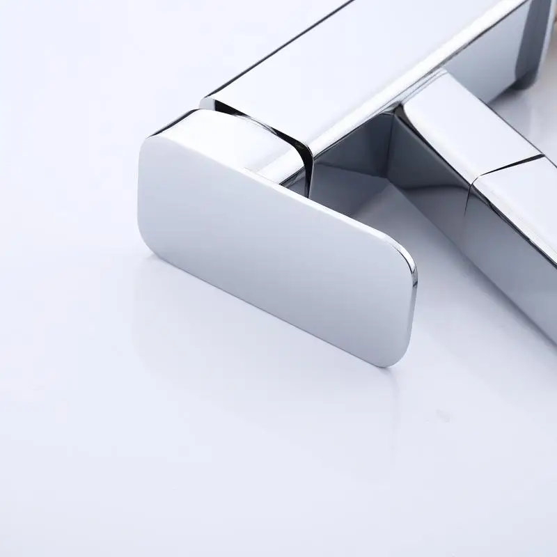 Смеситель для ванной и кухни выдвижной кран раковины с одной ручкой крепление на