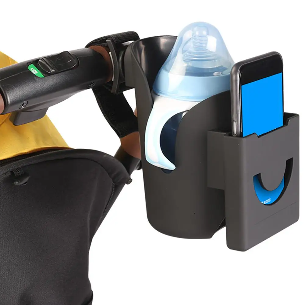 2 in 1 baby stroller cup holder universal multi functional stable placement mobile phone holder baby carriage accessory free global shipping