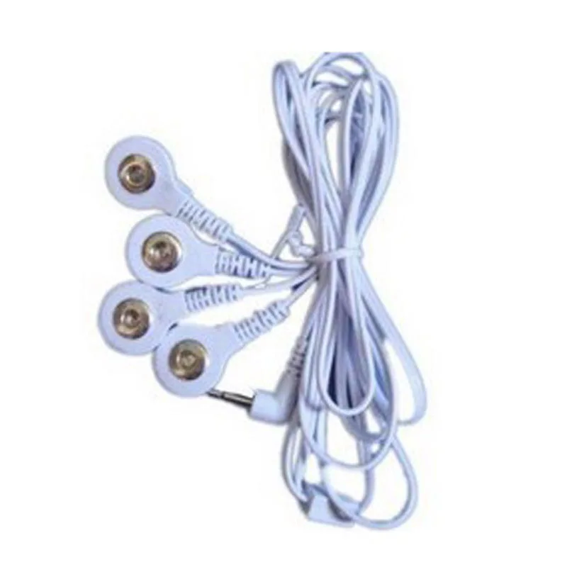 1 pcs Electrode line Электрический массажер для тела, шеи, спины, ног, мышц, здоровья, анти-боли, целлюлита, массажер, тенты, акупунктурная терапия, импульсный массаж для похудения - Цвет: 1 pcs Electrode line