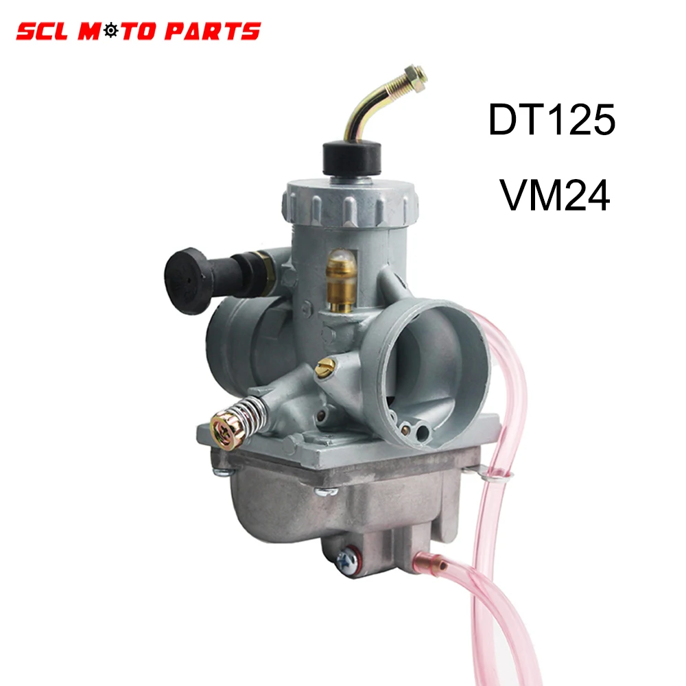 

ALconstar-28mm Mikuni VM24 Elbow Carburetor For Yamaha DT125 DT 125 Suzuki TZR125 RM65 RM80 RM85 DT175 RX125 Dirt Bike