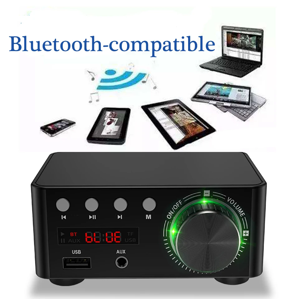 Плата усилителя мощности 50WX 2 Bluetooth совместимый приемник TPA3116 стерео для дома и