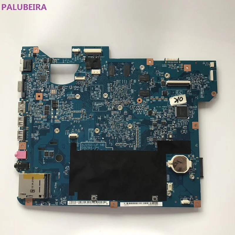 PALUBEIRA для Acer шлюз TJ75 NV59 Материнская плата ноутбука 48.4GH01.01M MBBH601001 HM55 с видеокартой